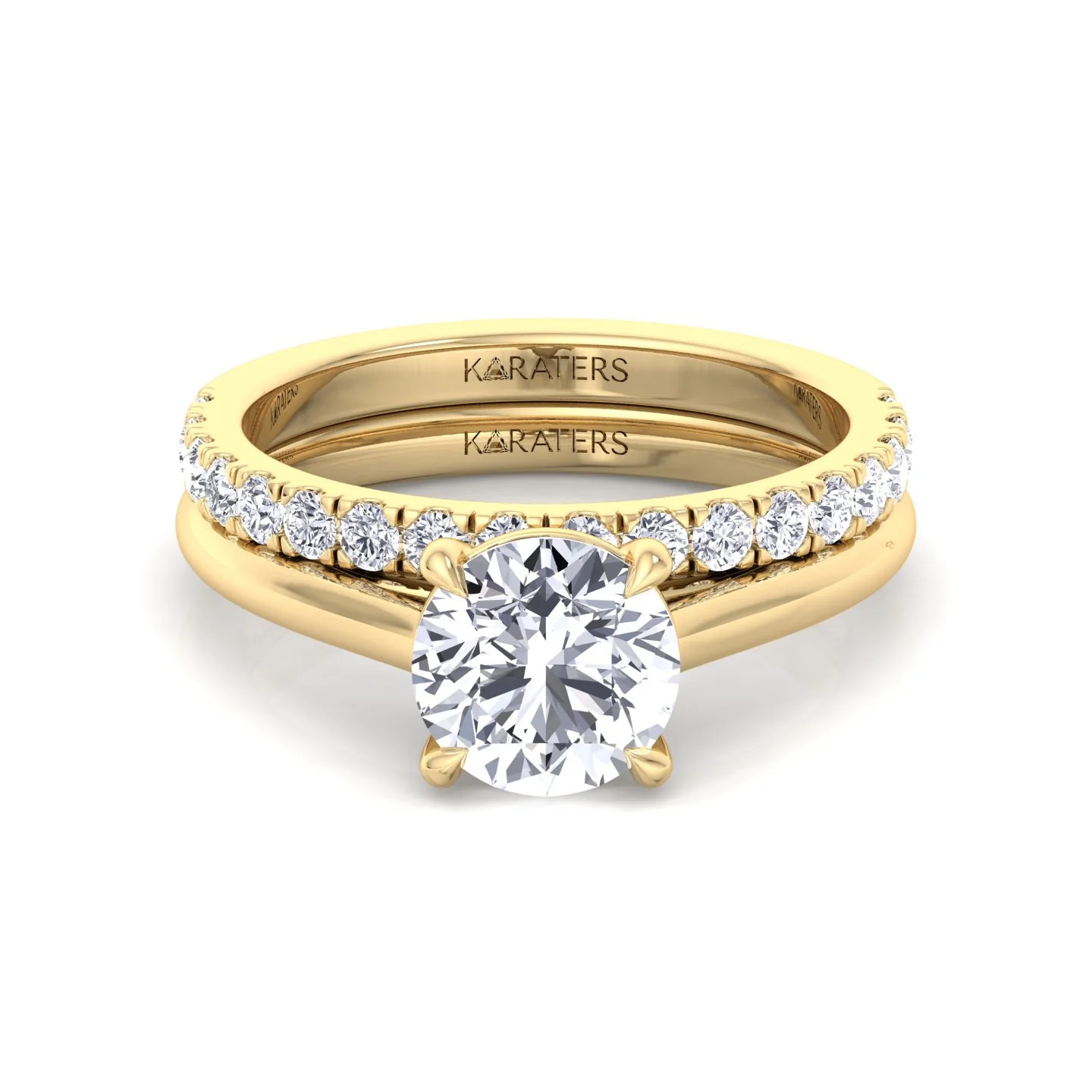 3.3CT Total Weight Lab Grown Diamond Wedding Set - Image 11