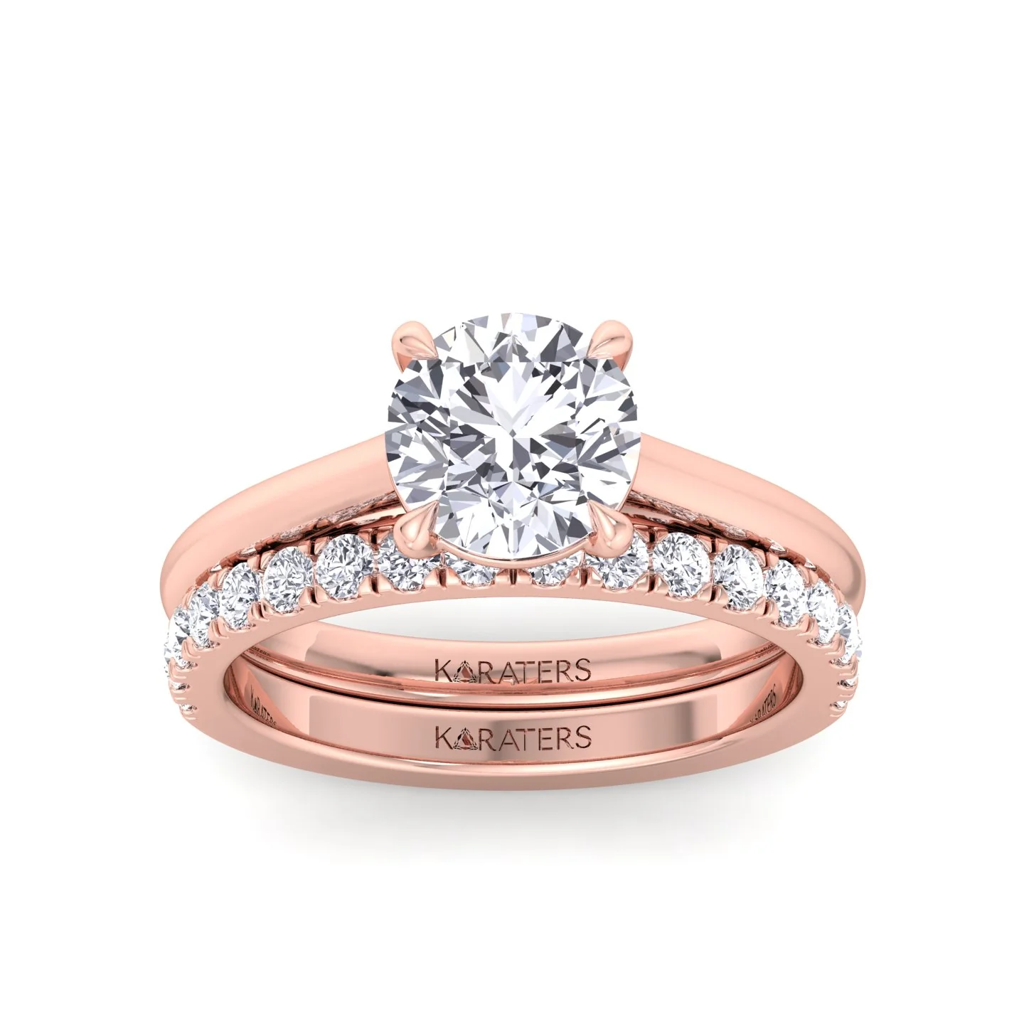 3.3CT Total Weight Lab Grown Diamond Wedding Set - Image 13