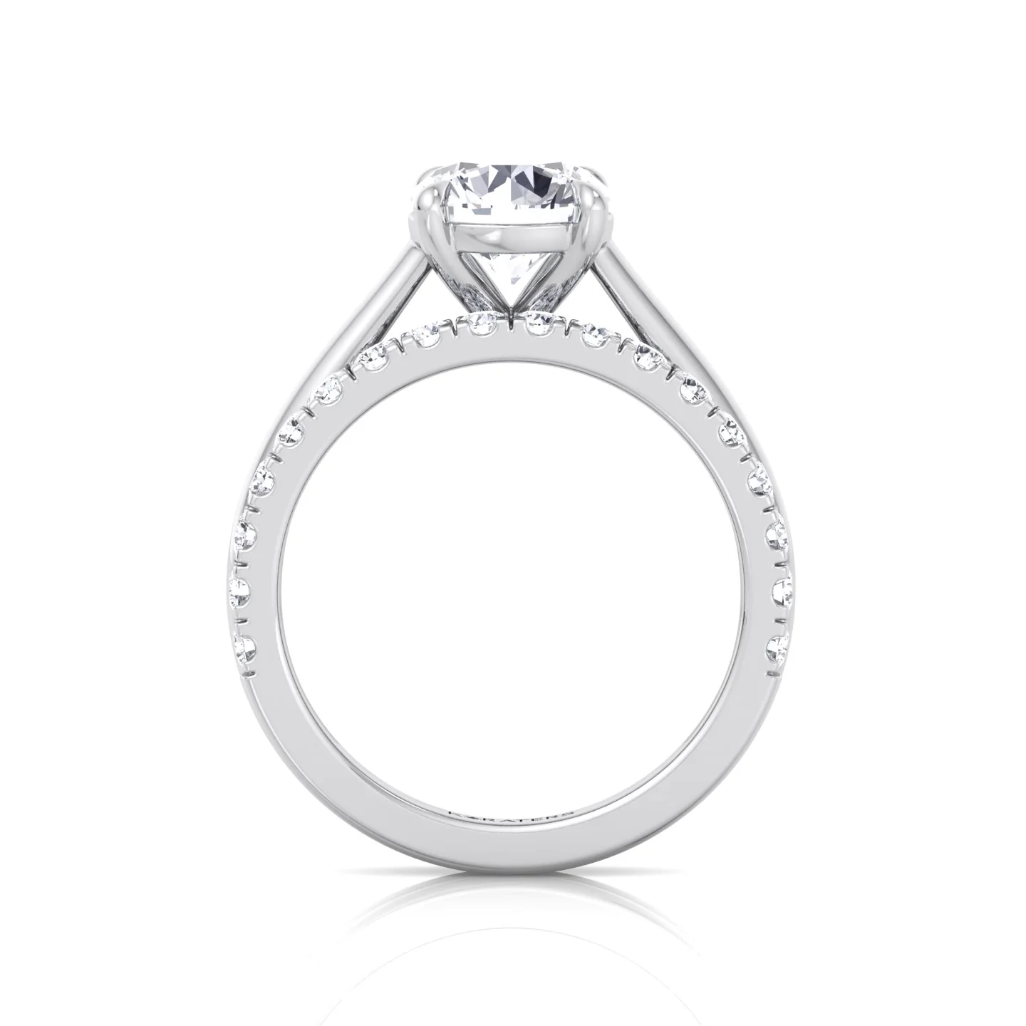 3.3CT Total Weight Lab Grown Diamond Wedding Set - Image 4