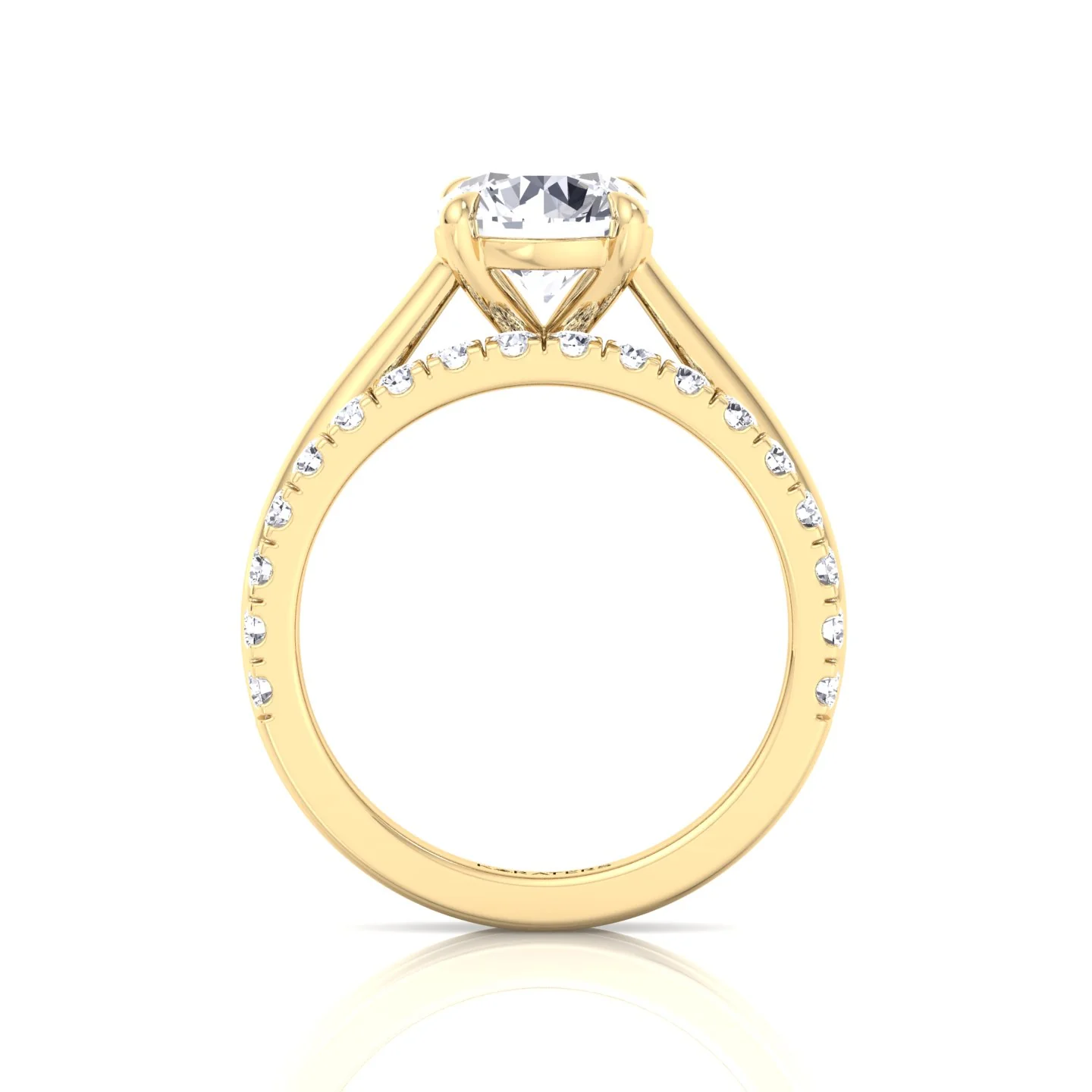 3.3CT Total Weight Lab Grown Diamond Wedding Set - Image 9