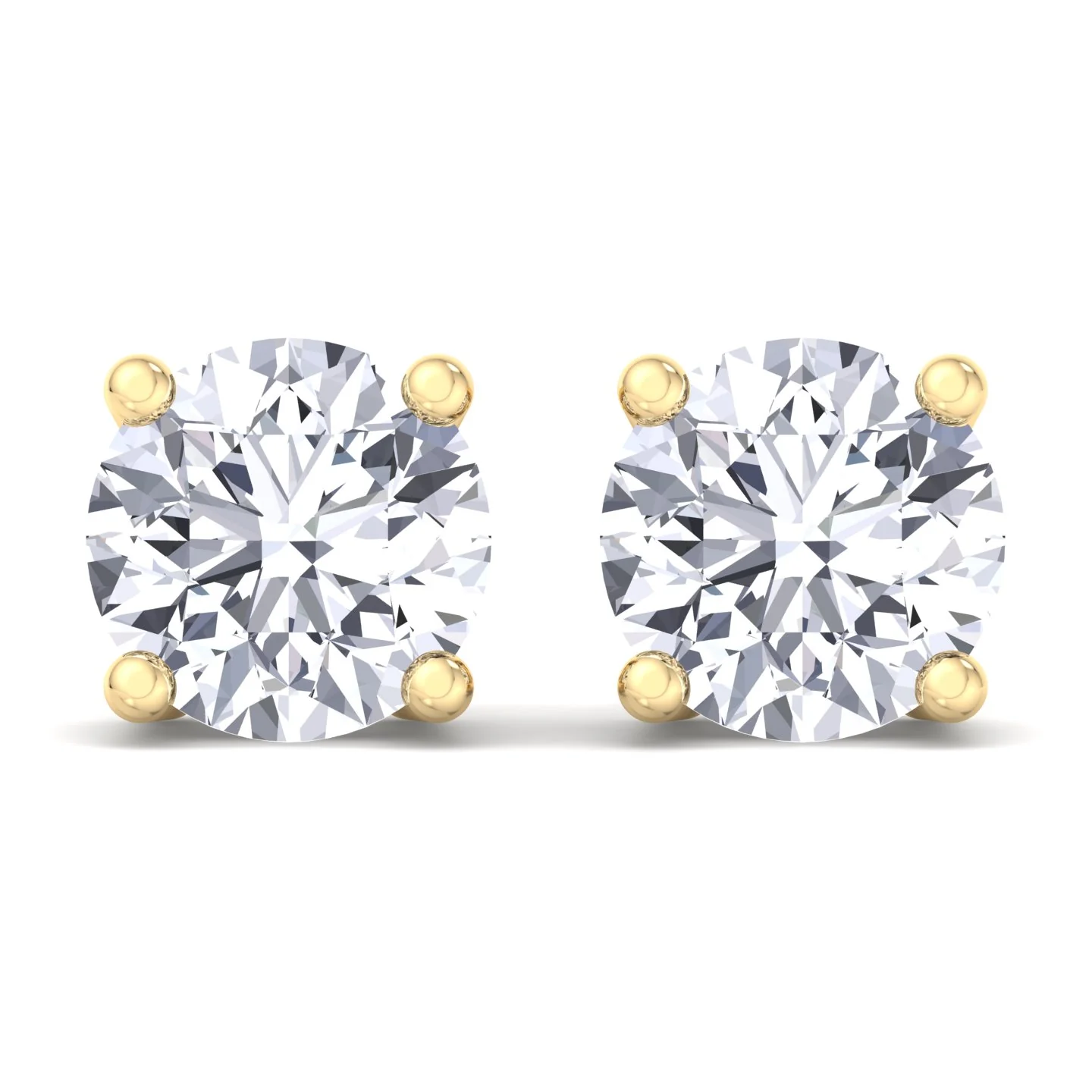 Round Cut Lab-Grown Diamond Studs - Image 10