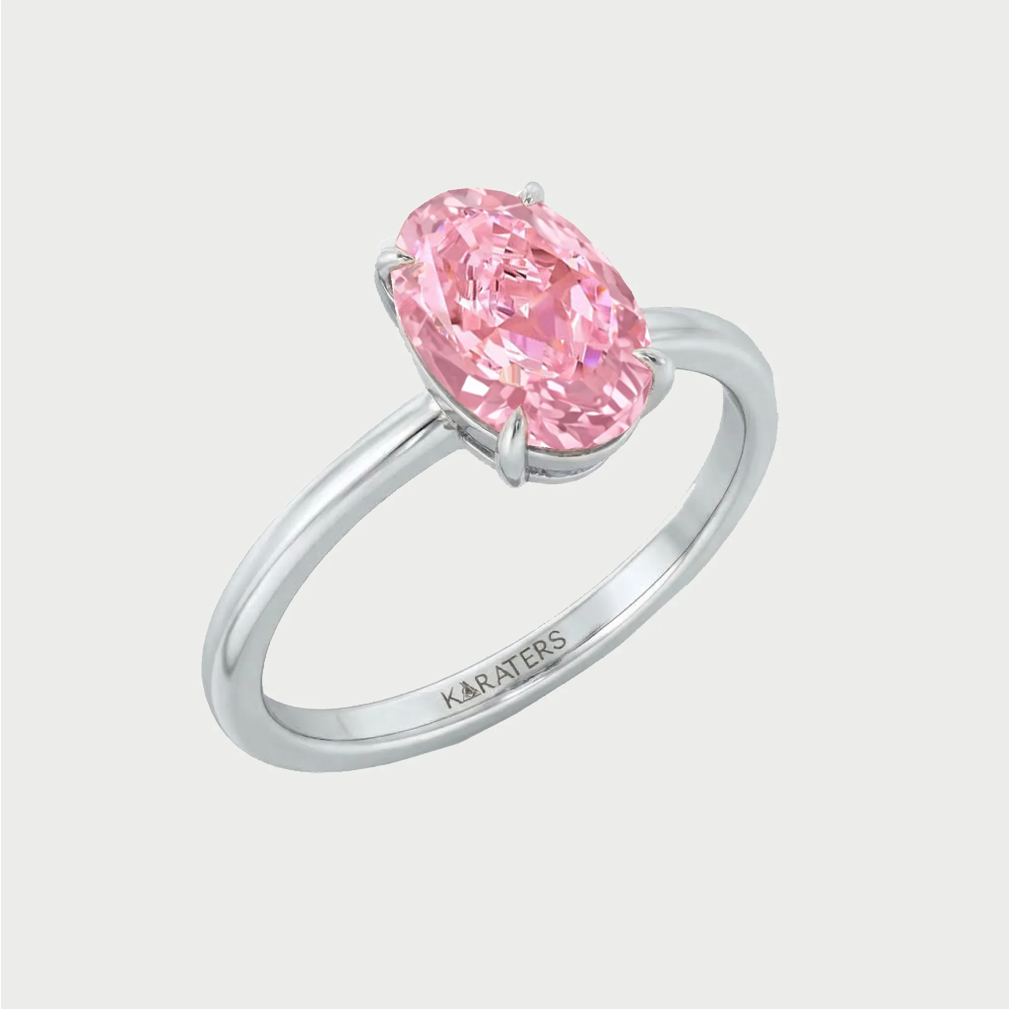 4CT Lab Diamond Engagement Rings